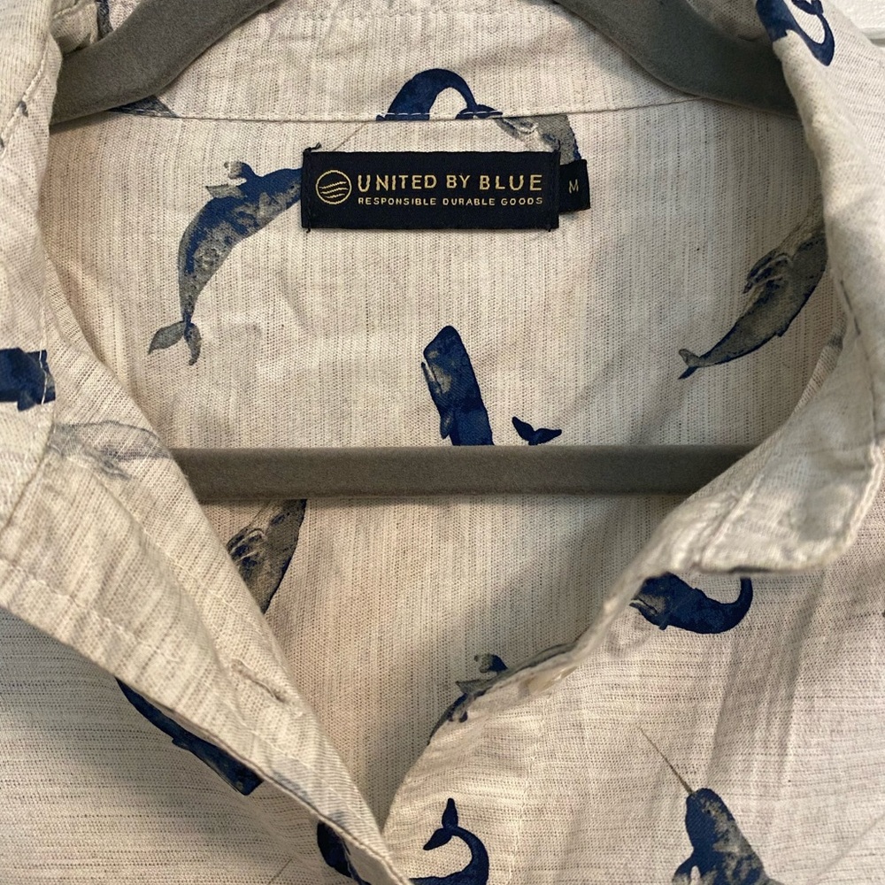 United By Blue Narwhal Button Up